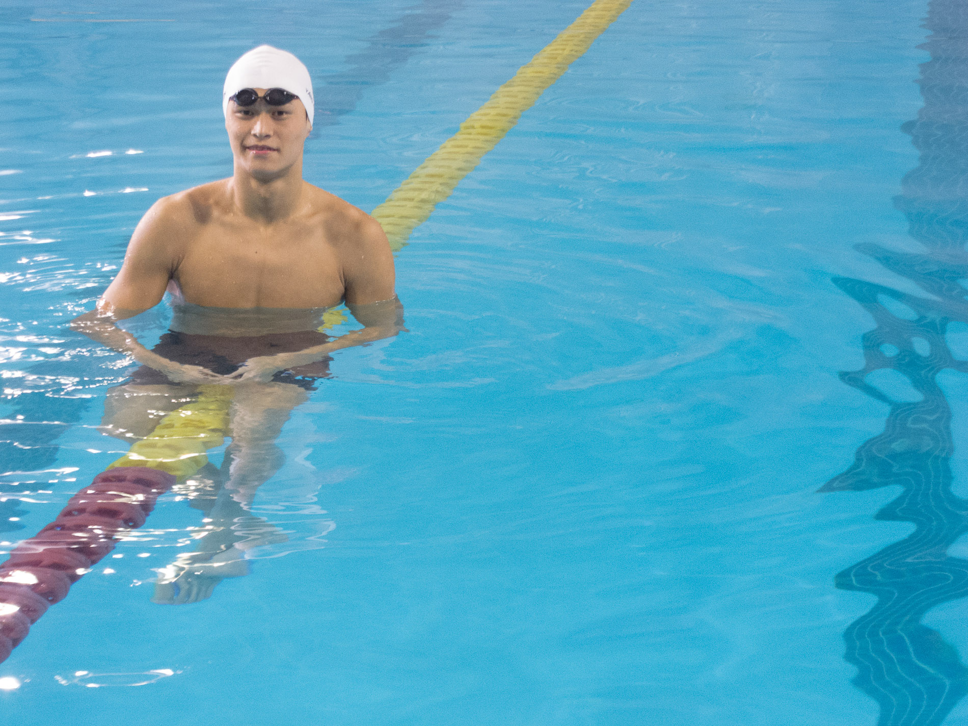 Sun Yang, multiple gold medalist in swimming